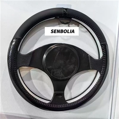 SENBOLIA Navlaka za upravljač automobila s teksturom ugljičnih vlakana